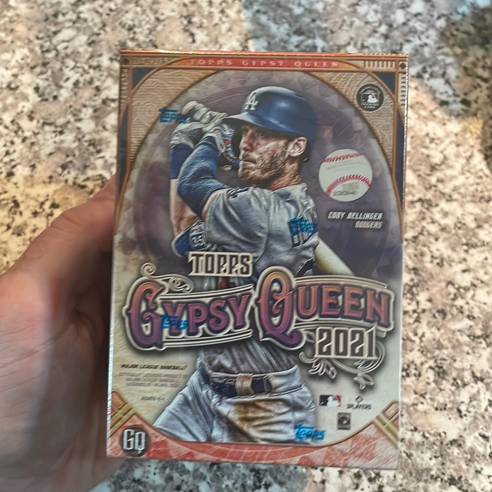 Topps 2021 MLB Gypsy Queen blaster box 7 packs inside
